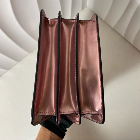 BVLGARI Serpenti Forever Metallic Leather Top Handle Bag - Picture 6 of 13